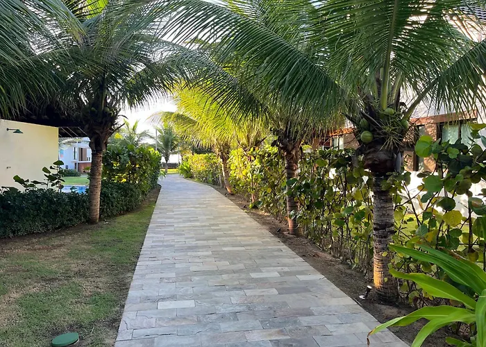 Flat térreo - Porto de Galinhas PE - Condomínio CUPE BEACH LIVING - pé na areia